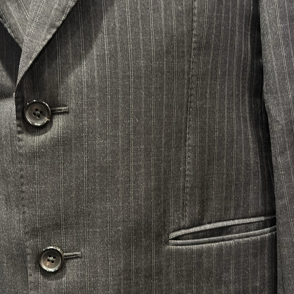 Gucci Charcoal Pinstripe Blazer - Picture 2 of 9